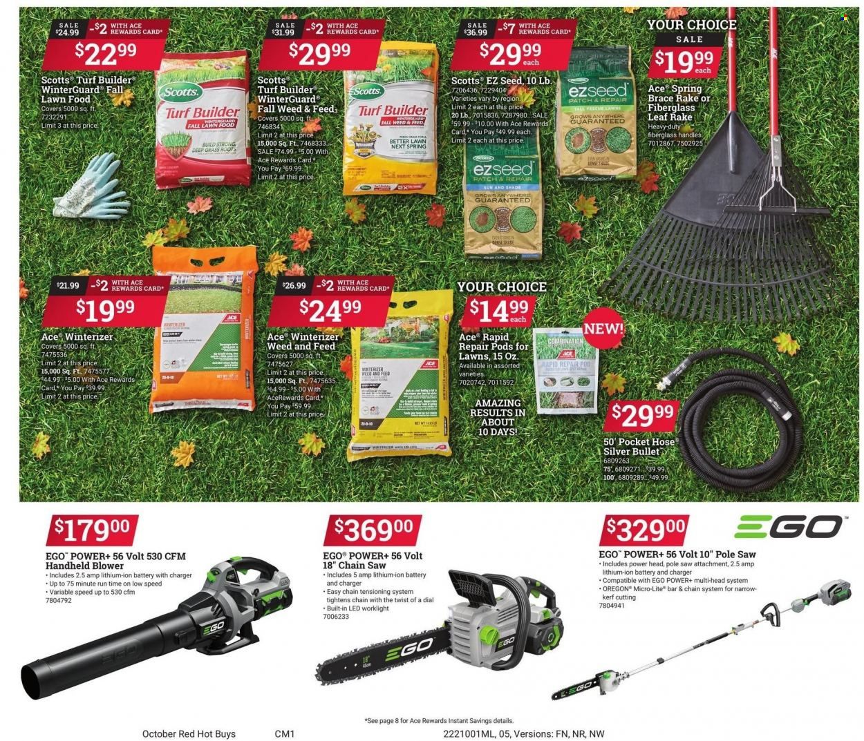 ACE Hardware Weekly Ad Flyer Specials October 1 to October 31, 2022