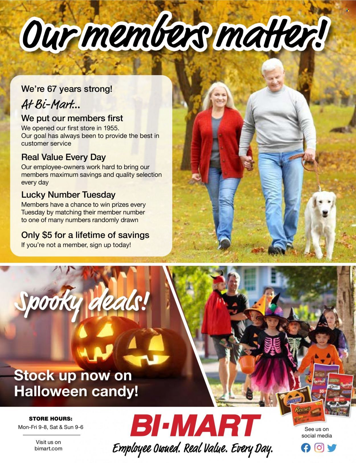 Bi-Mart (ID, OR, WA) Weekly Ad Flyer Specials October 1 to October 31, 2022