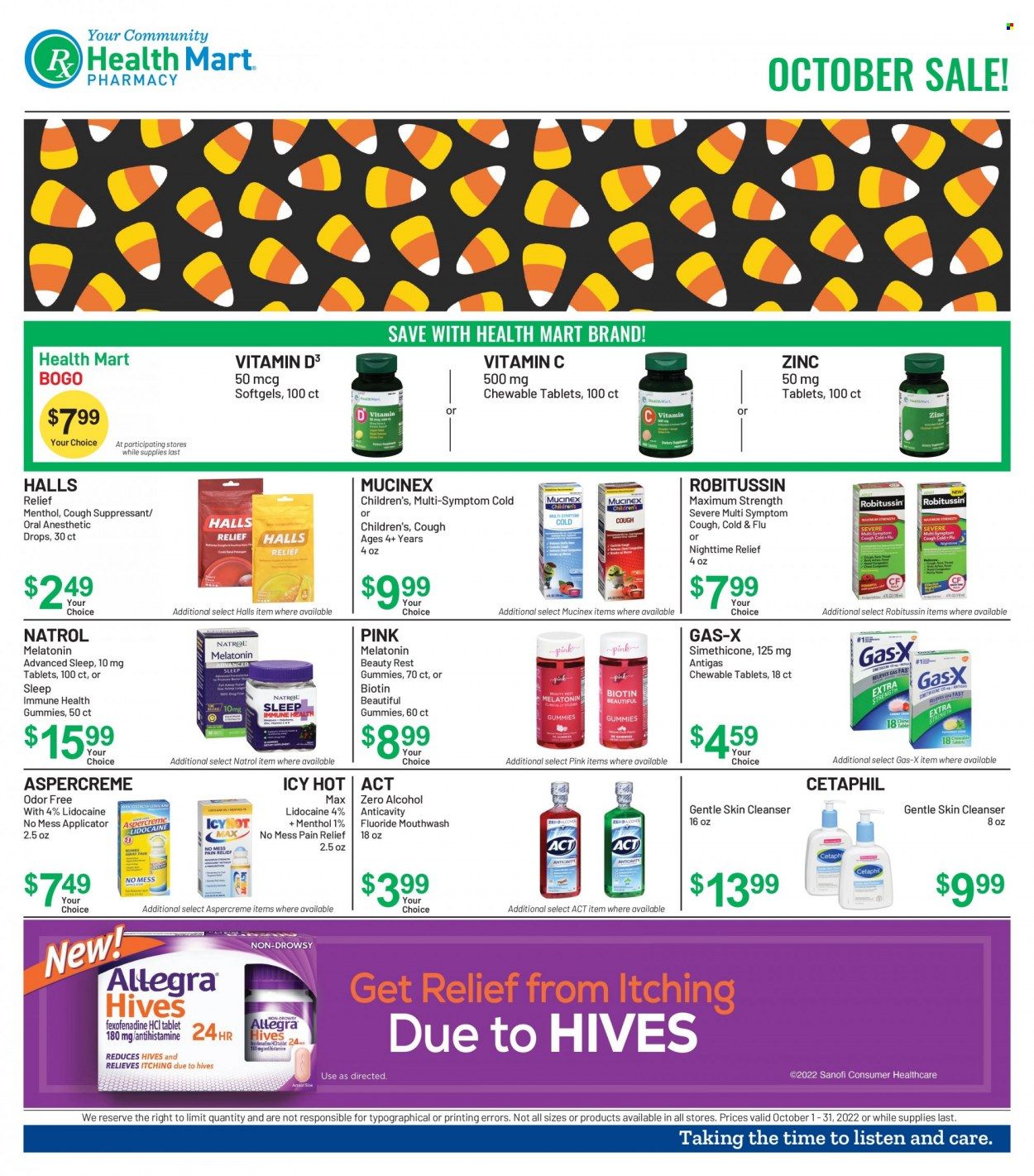Health Mart Weekly Ad Flyer Specials October 1 to October 31, 2022