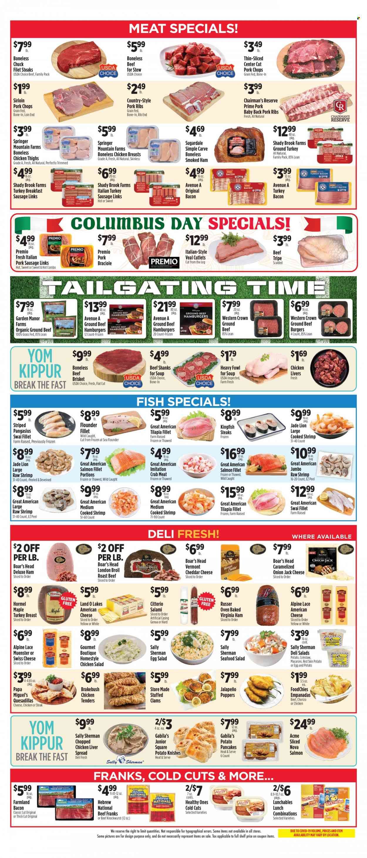 Pioneer Supermarkets (NJ, NY) Weekly Ad Flyer Specials October 2 to October 8, 2022