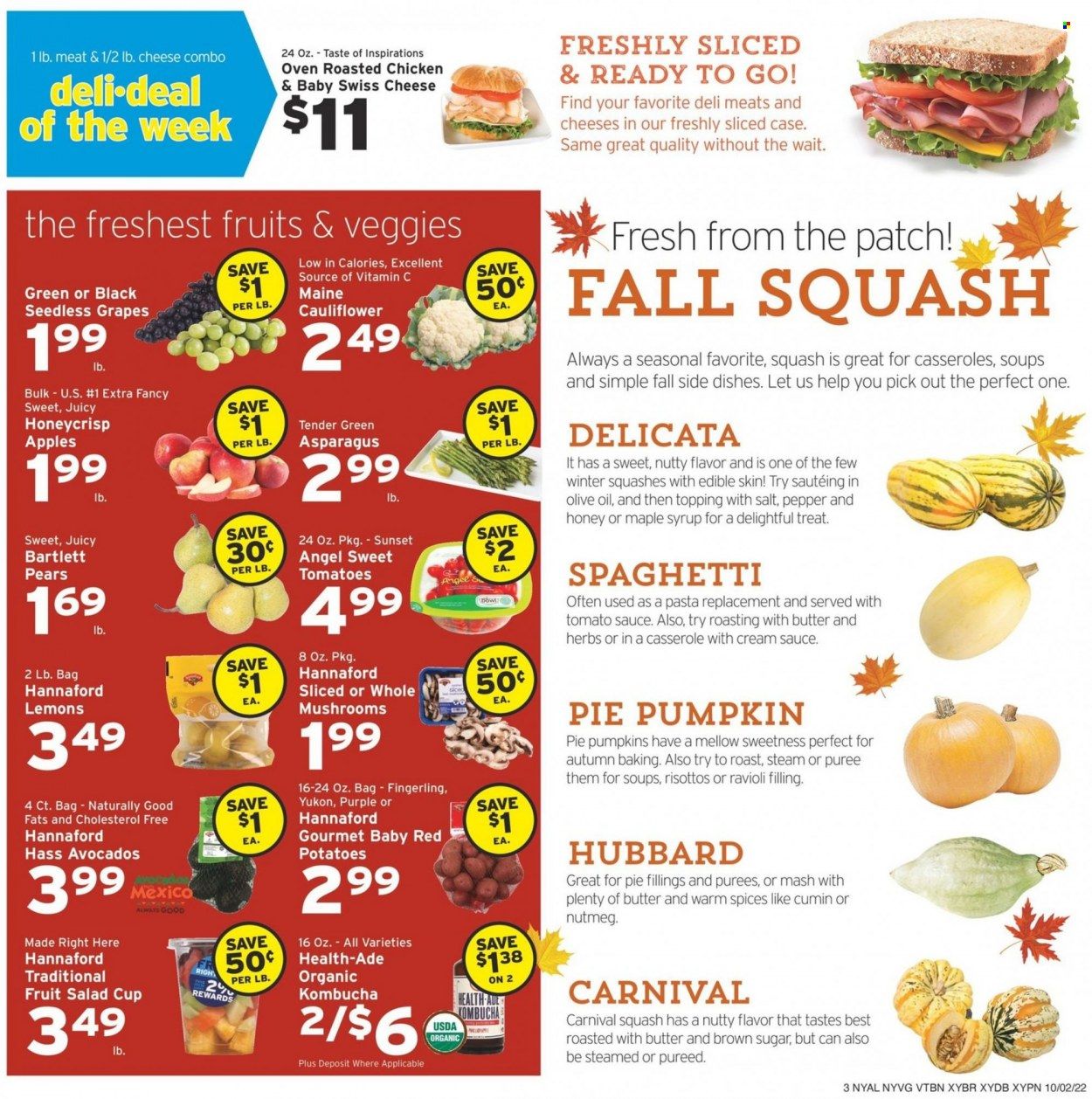 Hannaford (NY) Weekly Ad Flyer Specials October 2 to October 8, 2022