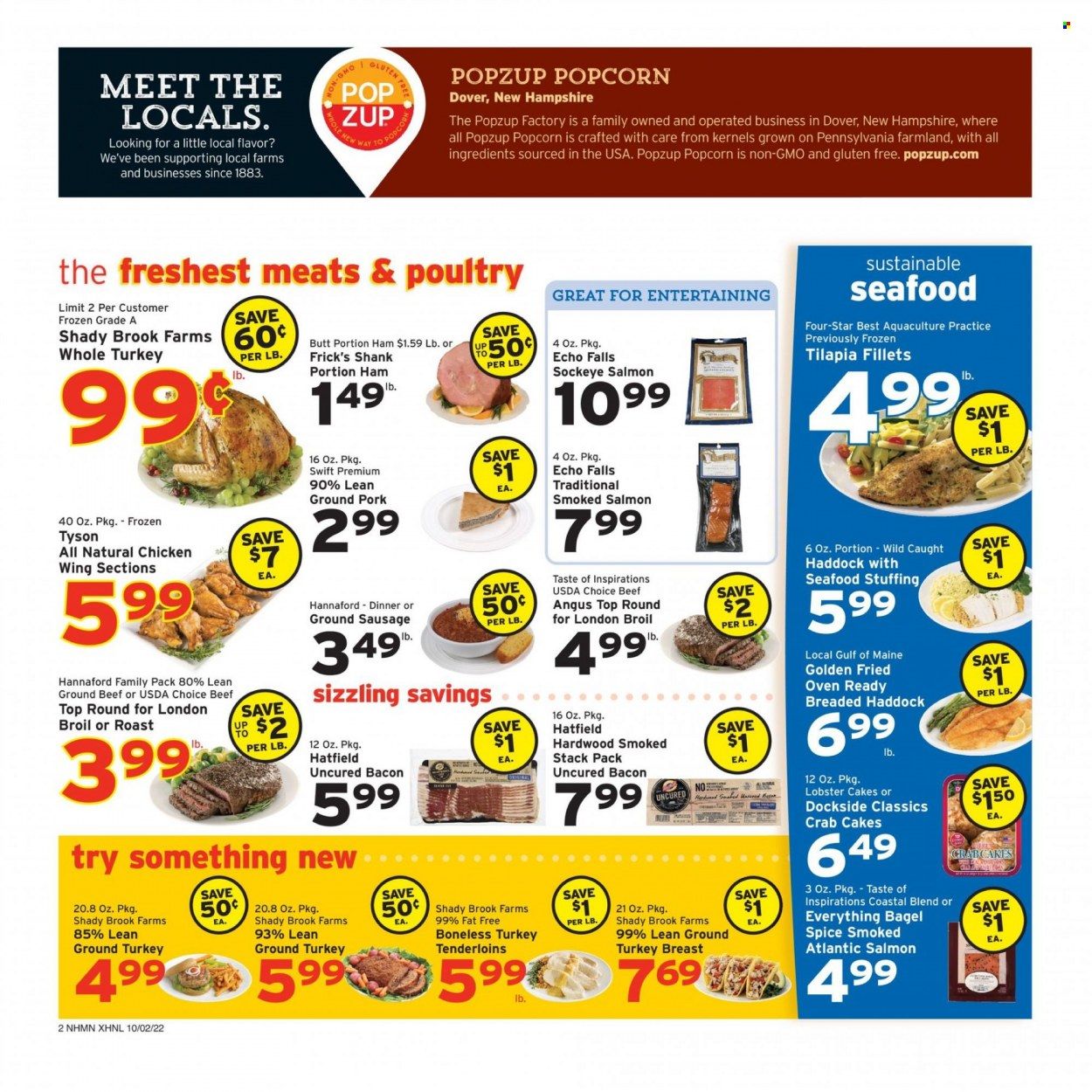 Hannaford (NH) Weekly Ad Flyer Specials October 2 to October 8, 2022