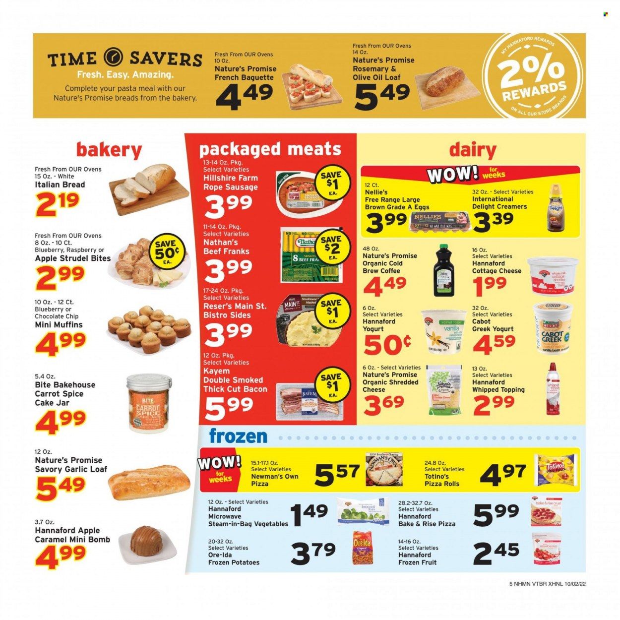 Hannaford (NH) Weekly Ad Flyer Specials October 2 to October 8, 2022
