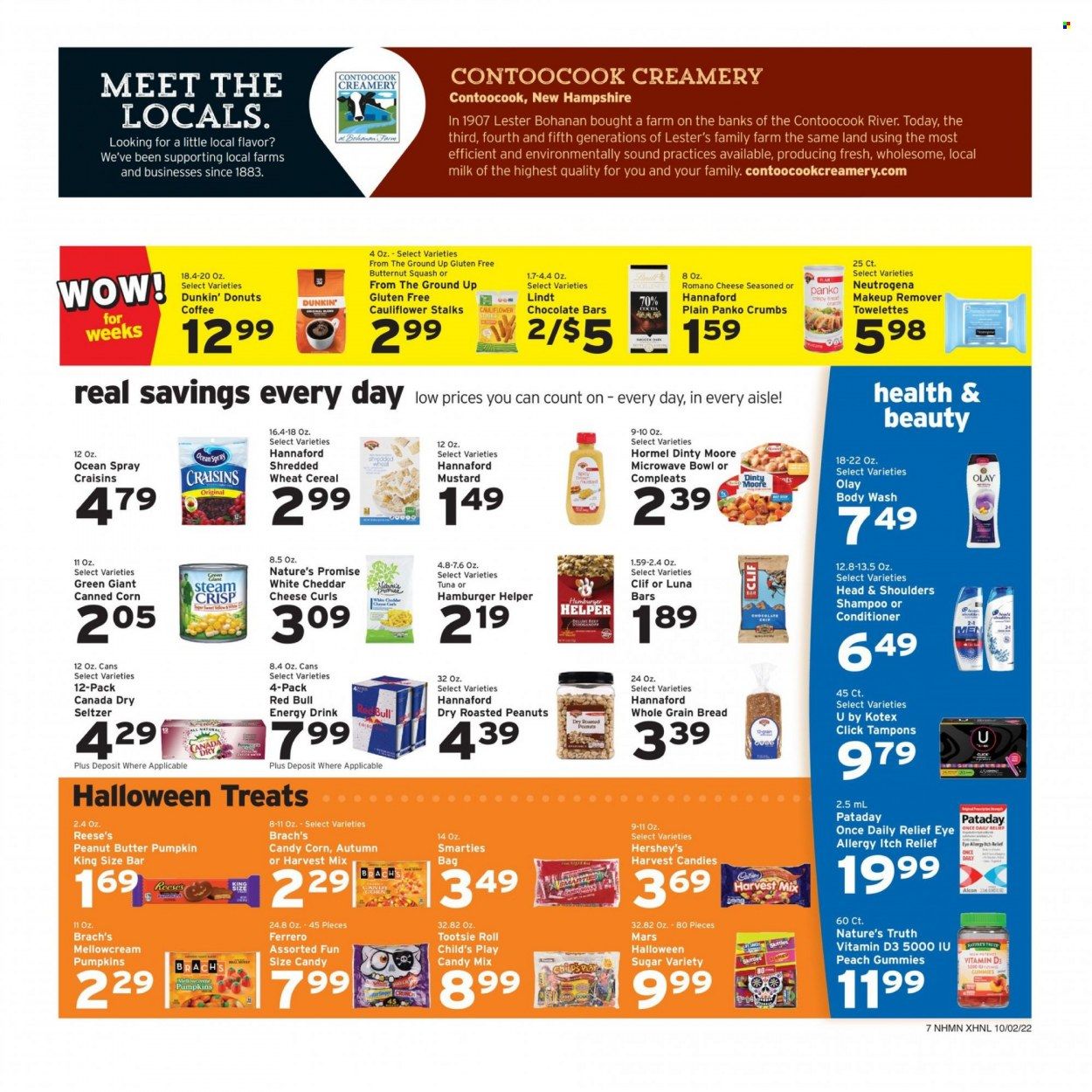 Hannaford (NH) Weekly Ad Flyer Specials October 2 to October 8, 2022