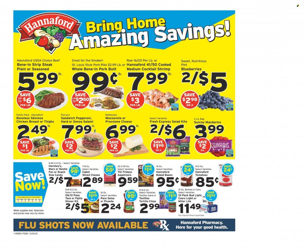 Hannaford (ME) Weekly Ad Flyer Specials October 2 to October 8, 2022