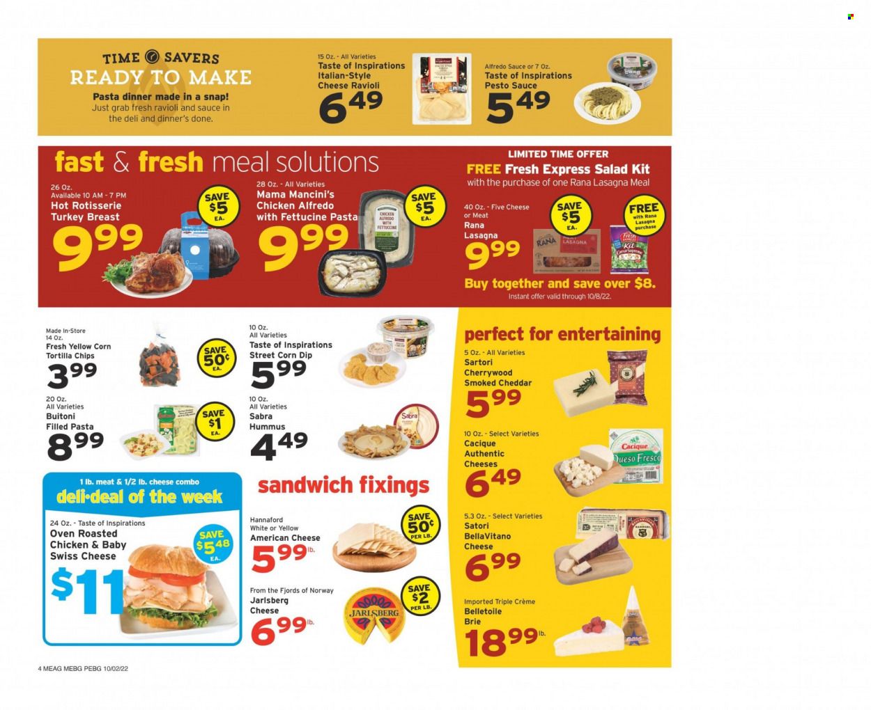 Hannaford (ME) Weekly Ad Flyer Specials October 2 to October 8, 2022