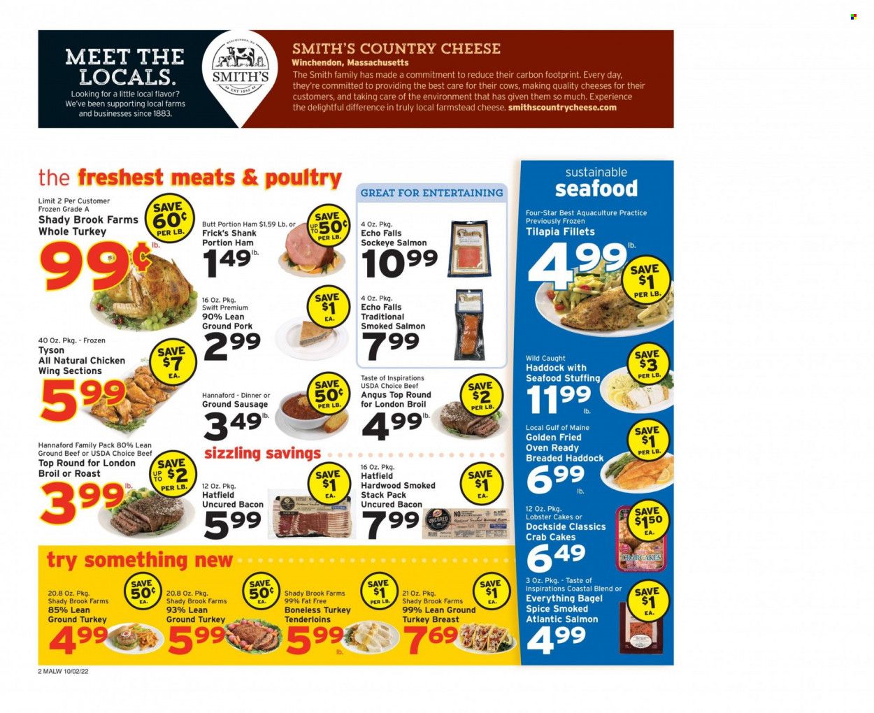 Hannaford (MA) Weekly Ad Flyer Specials October 2 to October 8, 2022