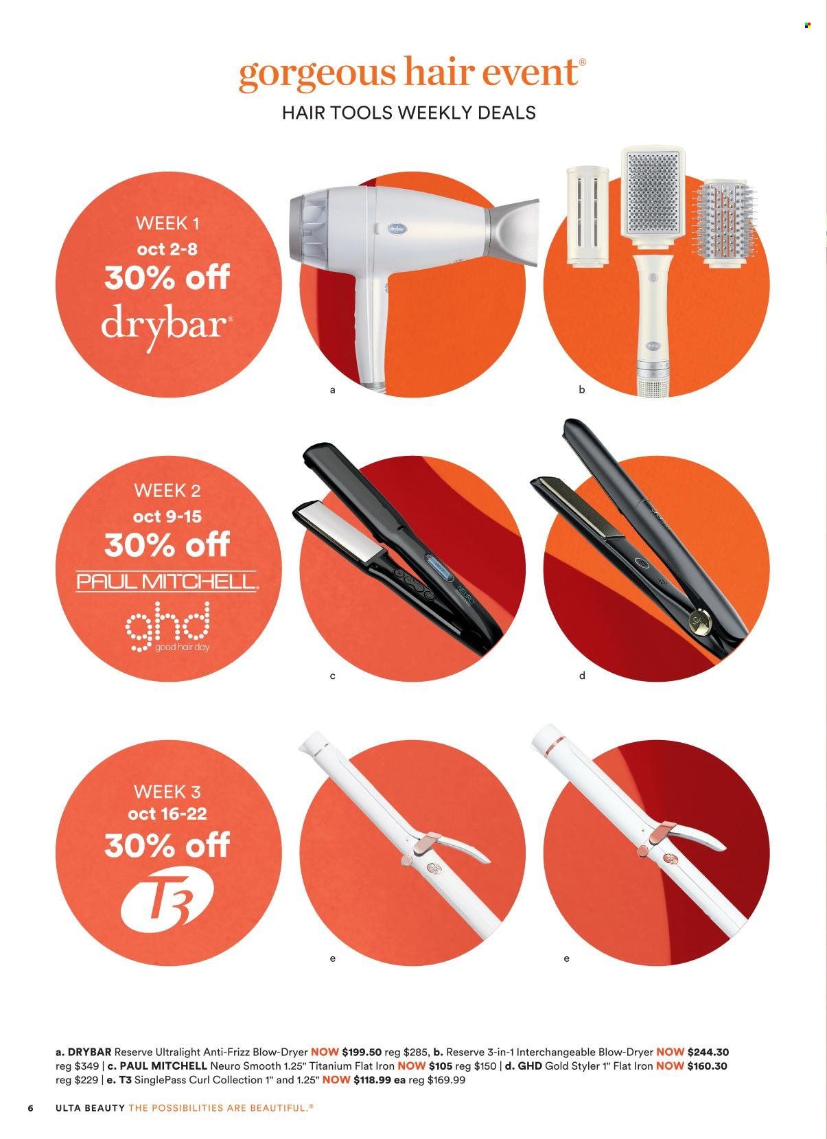 Ulta Beauty Weekly Ad Flyer Specials October 2 to October 22, 2022