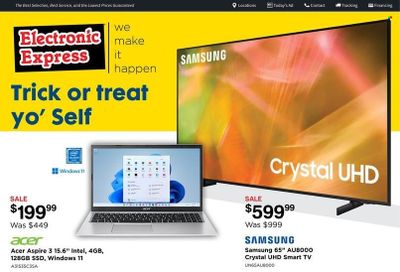 Electronic Express (AL, TN) Weekly Ad Flyer Specials October 2 to October 8, 2022