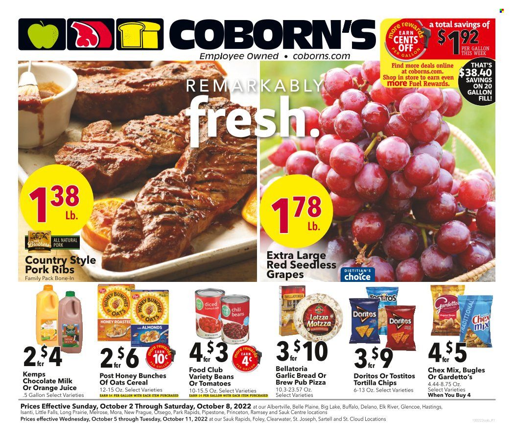 Coborn's (MN, SD) Weekly Ad Flyer Specials October 2 to October 8, 2022