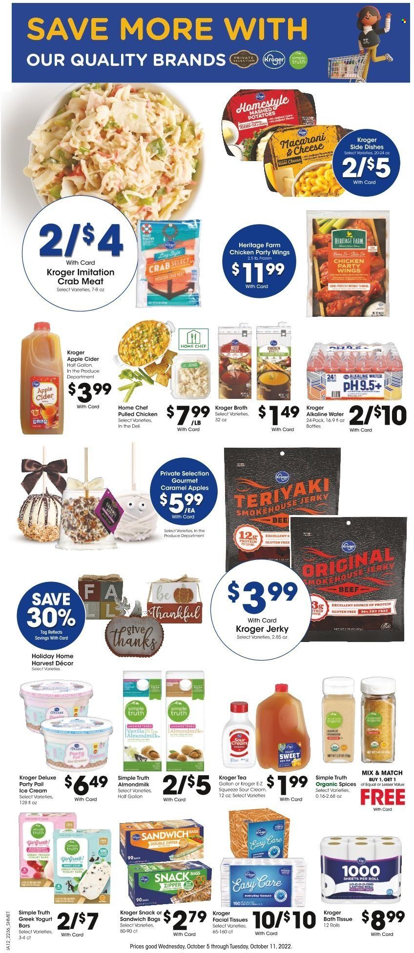 Kroger (GA, IL, LA, MI, OK, SC, TN, TX, VA) Weekly Ad Flyer Specials October 5 to October 11, 2022