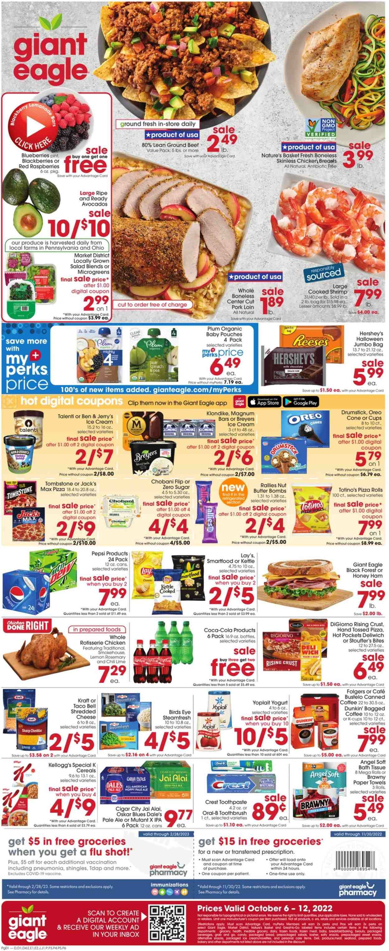 Giant Eagle (OH, PA) Weekly Ad Flyer Specials October 6 to October 12, 2022