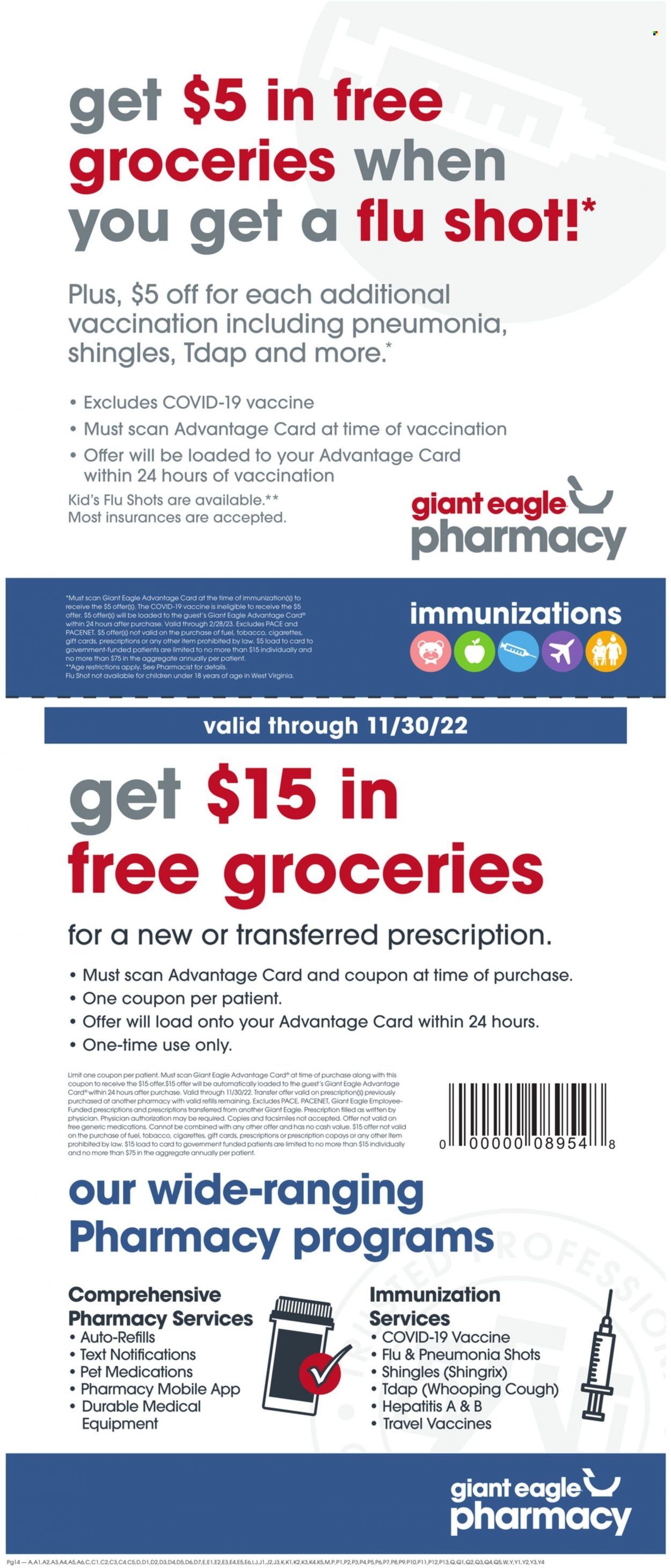 Giant Eagle (OH, PA) Weekly Ad Flyer Specials October 6 to October 12, 2022