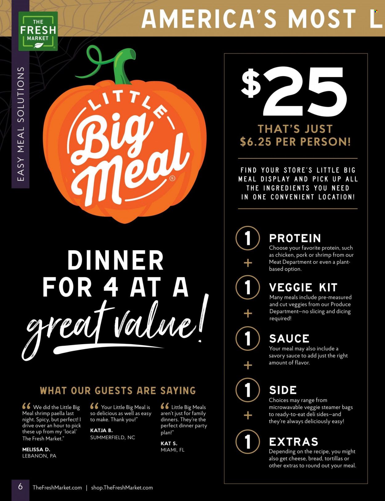 The Fresh Market Weekly Ad Flyer Specials October 5 to November 1, 2022