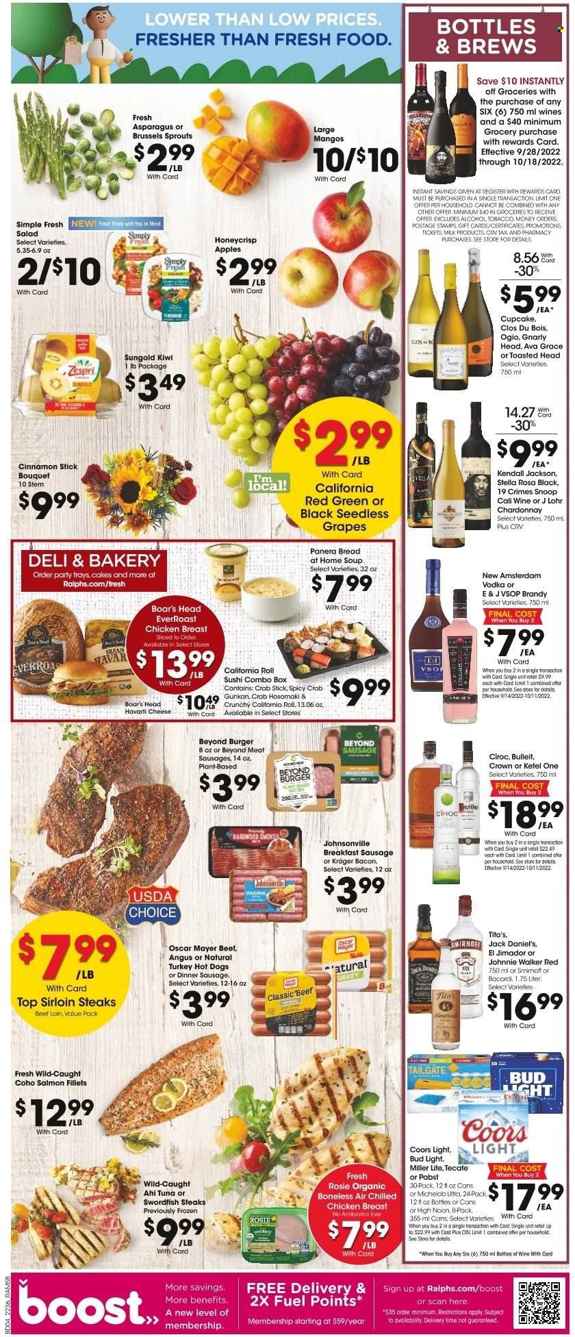 Ralphs (MD, NC, VA) Weekly Ad Flyer Specials October 5 to October 11, 2022