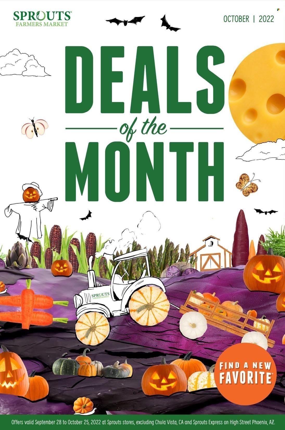 Sprouts Weekly Ad Flyer Specials September 28 to October 25, 2022