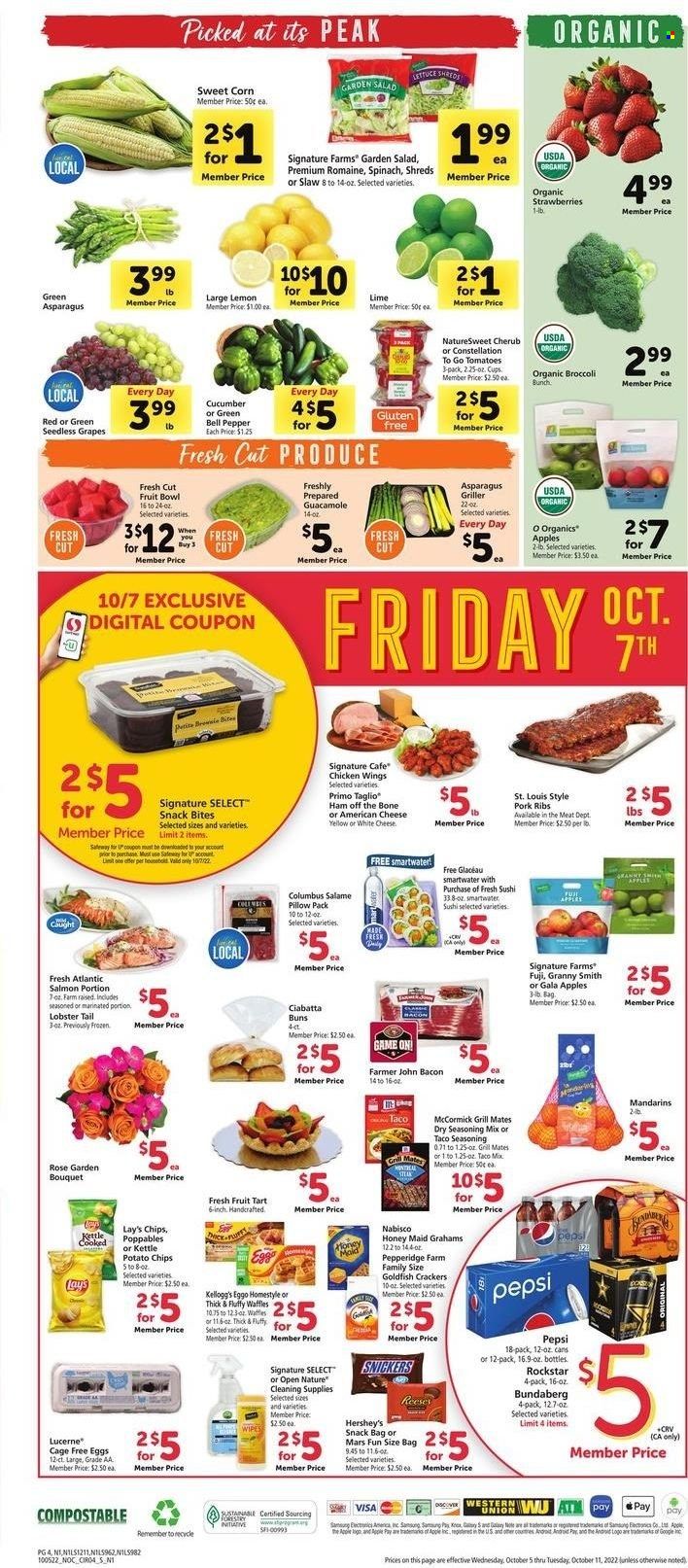 Safeway (CA, HI, OR, WA) Weekly Ad Flyer Specials October 5 to October 11, 2022