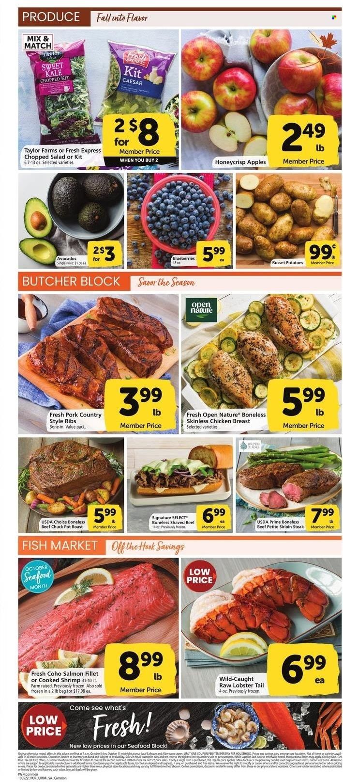 Safeway (OR) Weekly Ad Flyer Specials October 5 to October 11, 2022