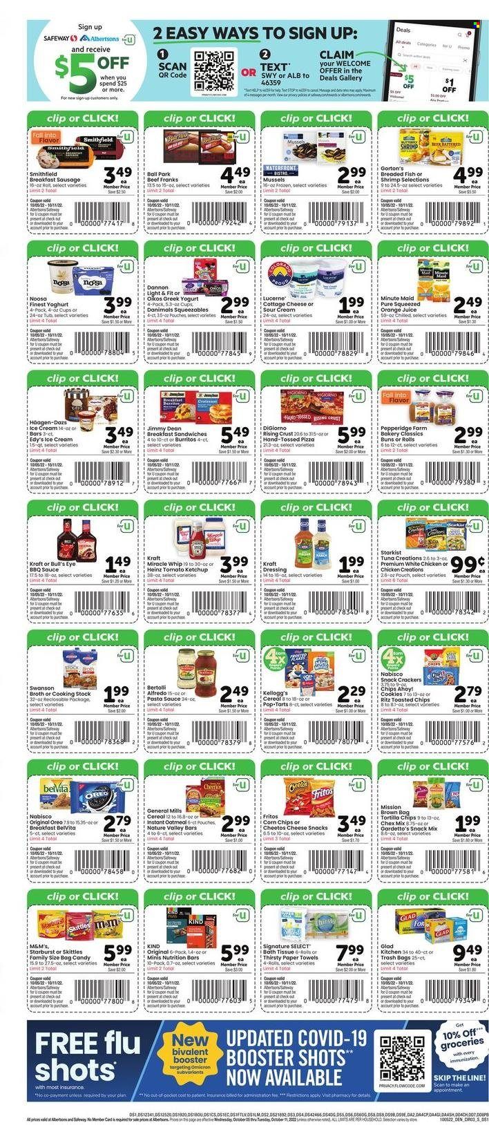 Safeway (SD) Weekly Ad Flyer Specials October 5 to October 11, 2022