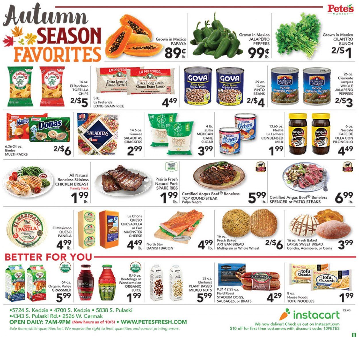 Pete's Fresh Market (IL) Weekly Ad Flyer Specials October 5 to October 11, 2022
