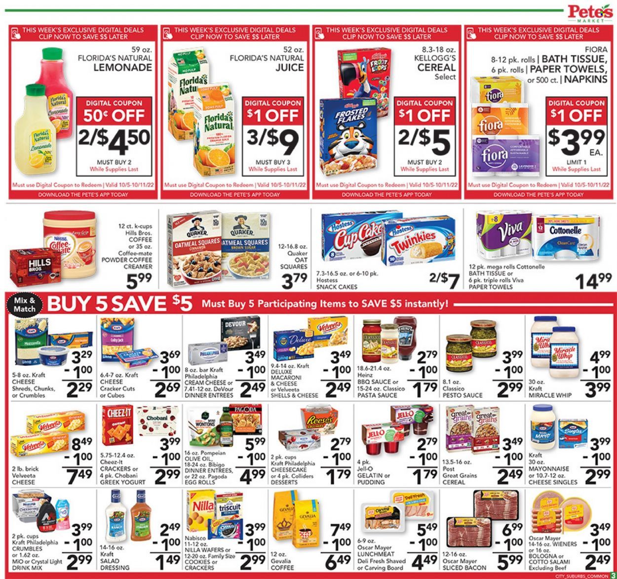 Pete's Fresh Market (IL) Weekly Ad Flyer Specials October 5 to October 11, 2022