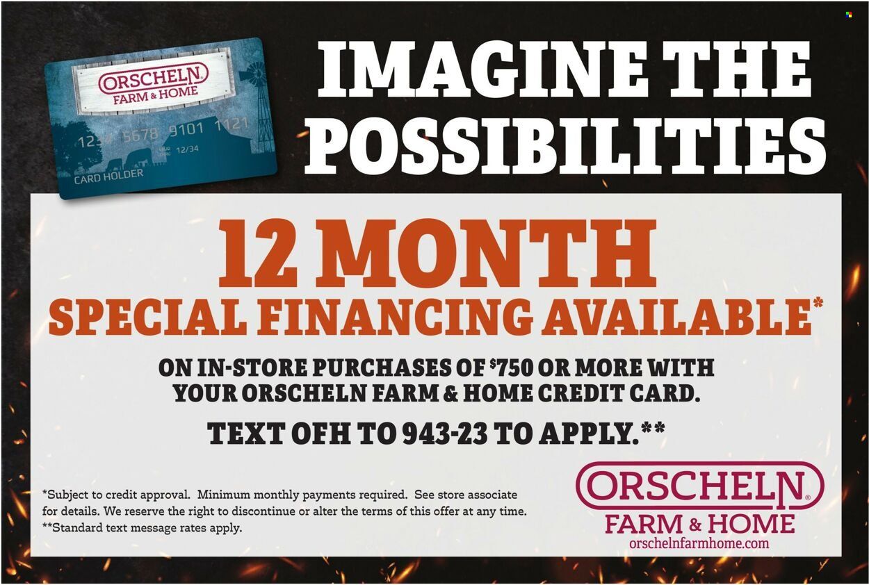 Orscheln Farm and Home (IA, IN, KS, MO, NE, OK) Weekly Ad Flyer Specials October 1 to February 28, 2023