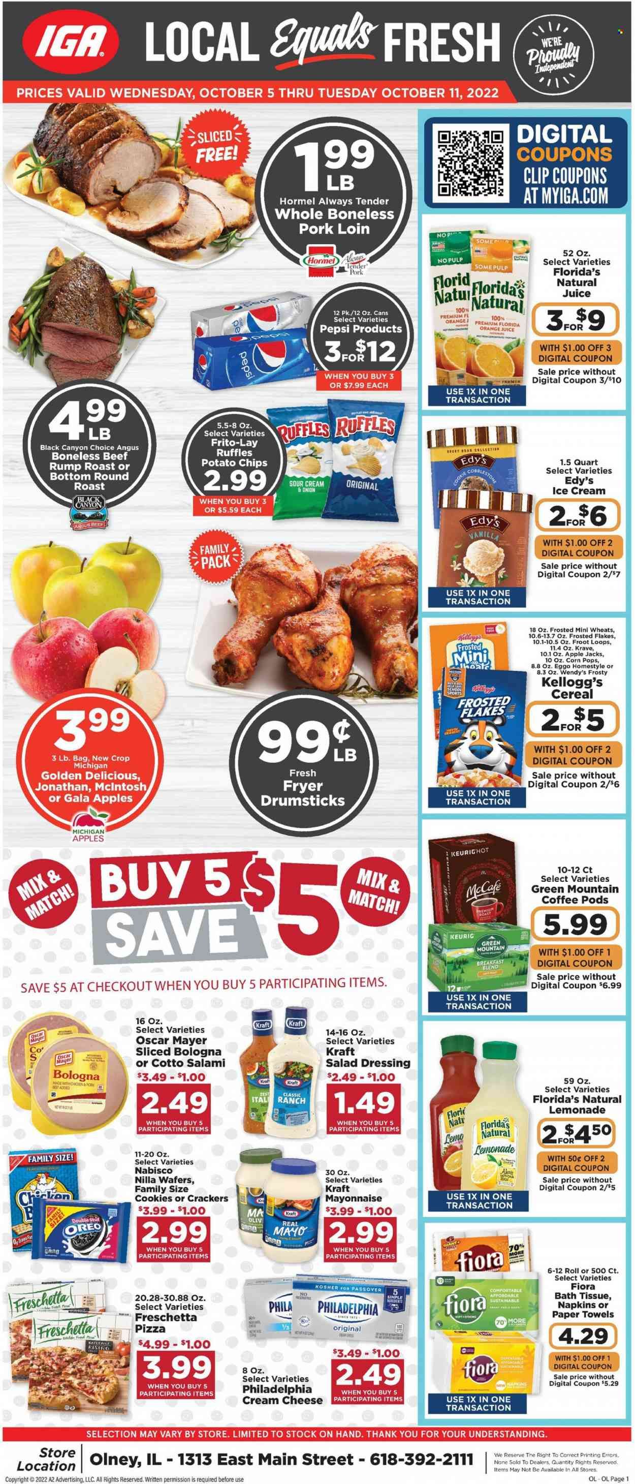 IGA (IL) Weekly Ad Flyer Specials October 5 to October 11, 2022