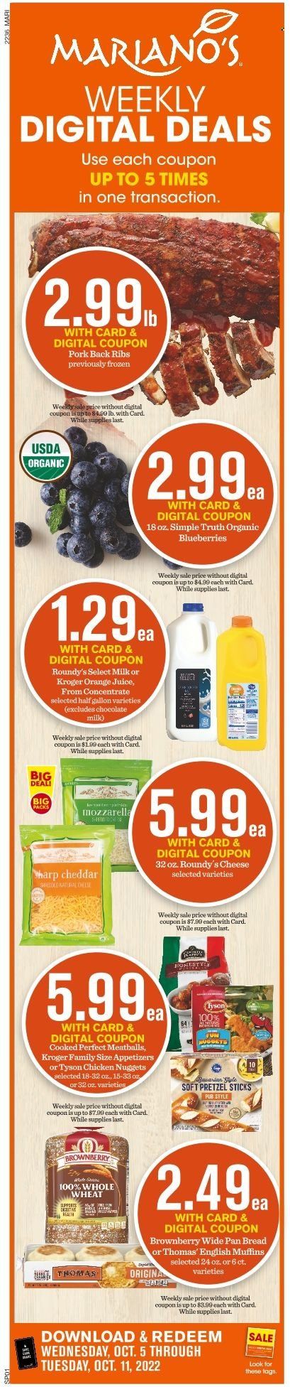 Mariano’s (IL) Weekly Ad Flyer Specials October 5 to October 11, 2022