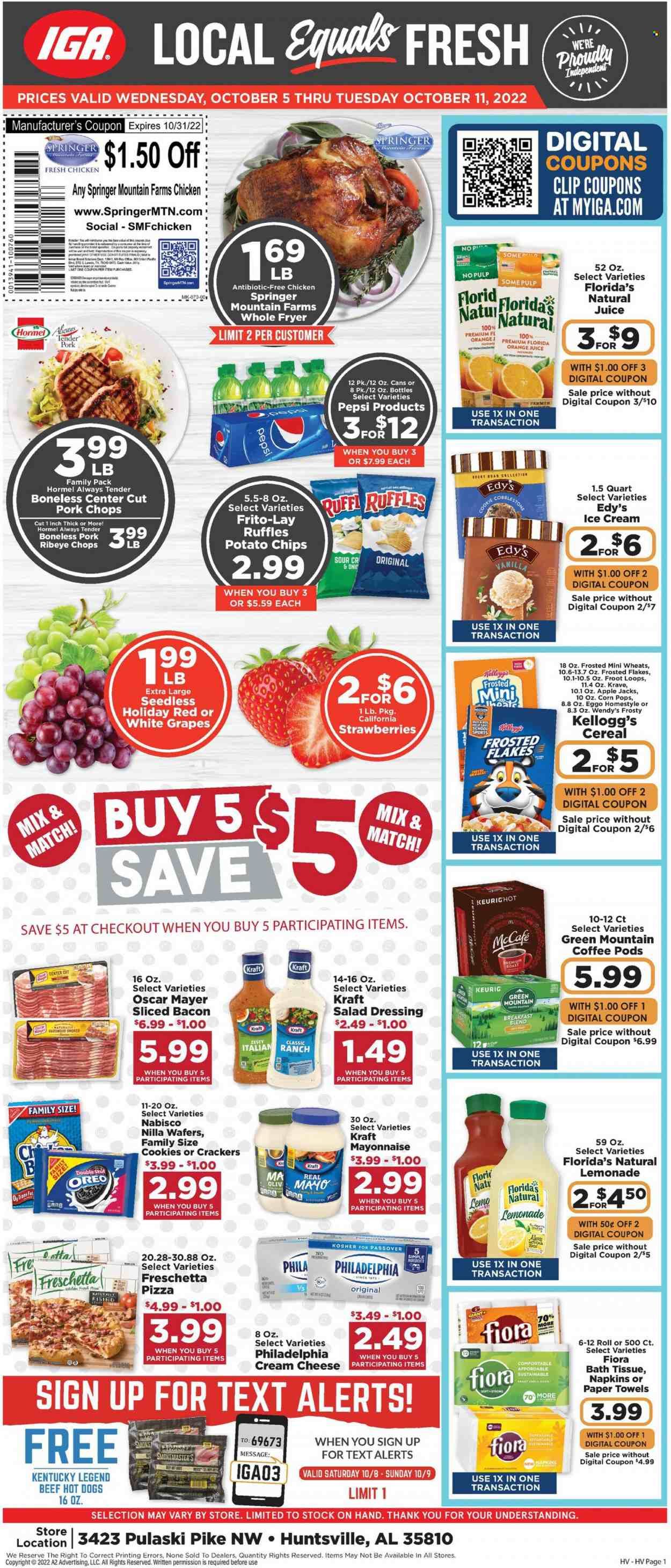 IGA (AL) Weekly Ad Flyer Specials October 5 to October 11, 2022