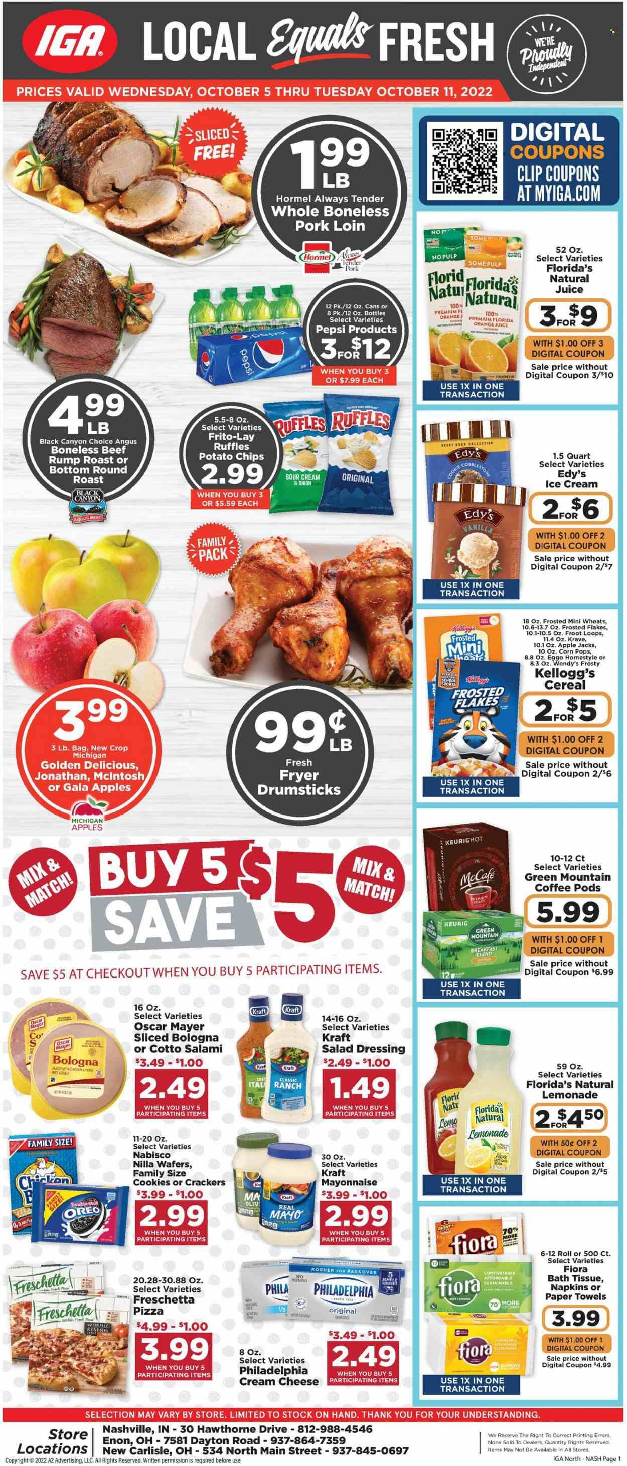 IGA (OH) Weekly Ad Flyer Specials October 5 to October 11, 2022