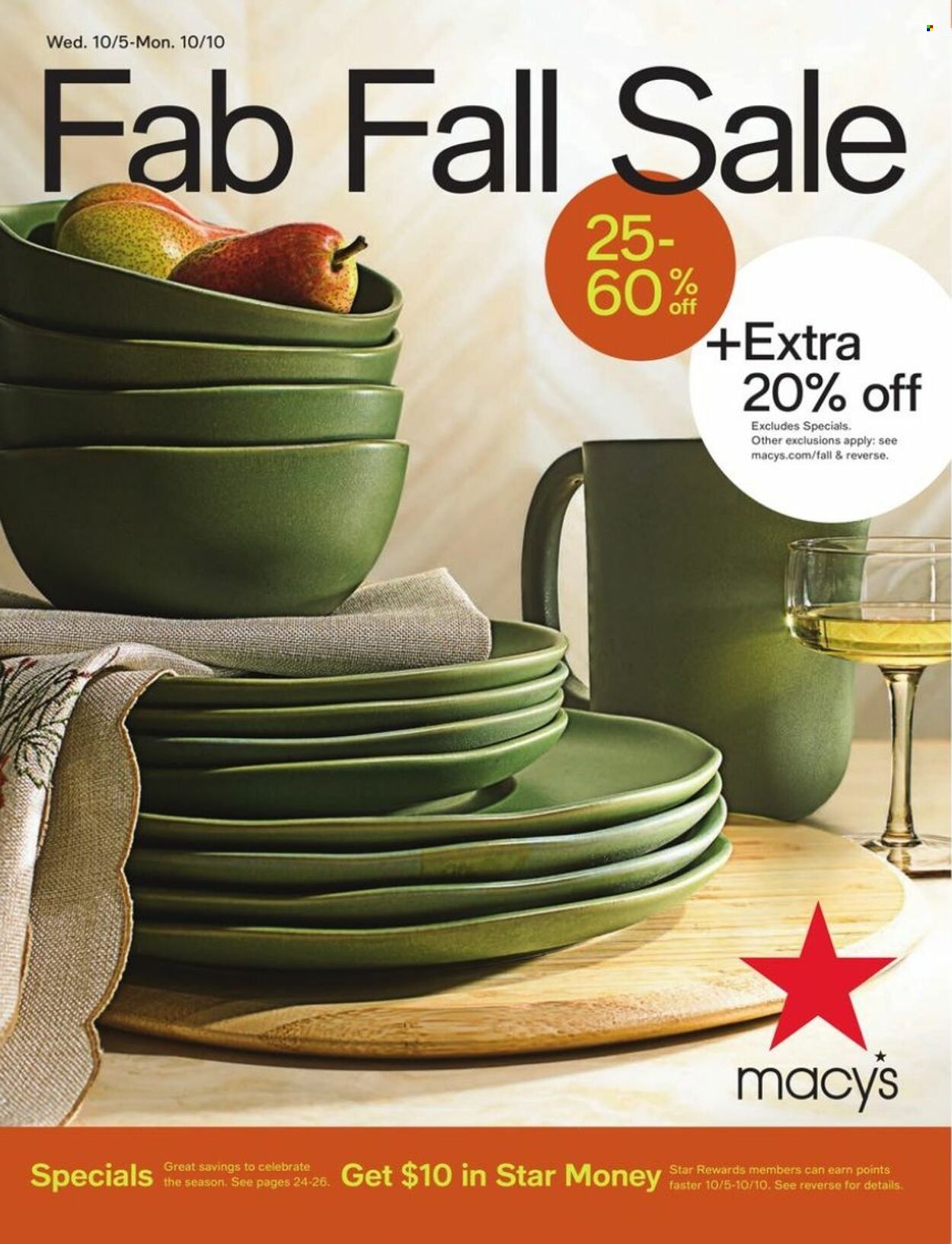 Macy's Weekly Ad Flyer Specials October 5 to October 10, 2022