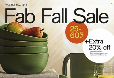 Macy's Weekly Ad Flyer Specials October 5 to October 10, 2022