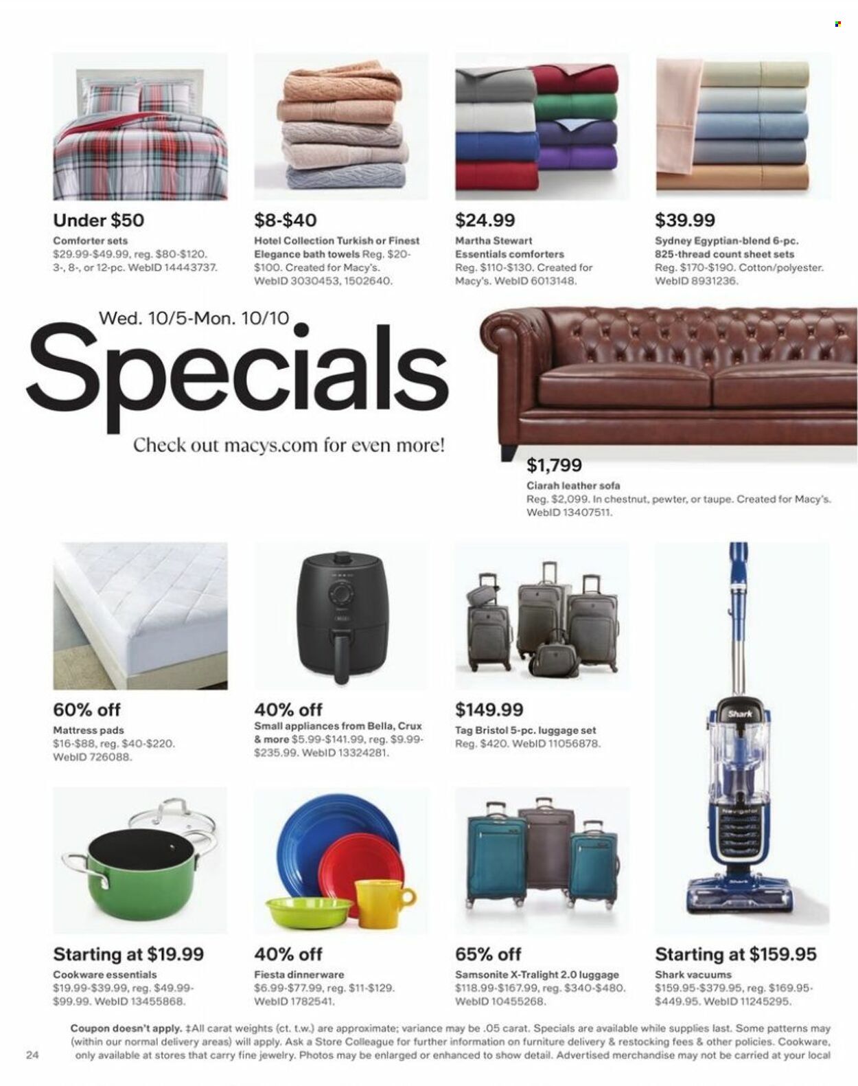 Macy's Weekly Ad Flyer Specials October 5 to October 10, 2022