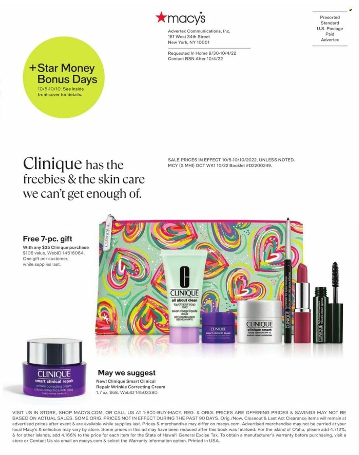 Macy's Weekly Ad Flyer Specials October 5 to October 10, 2022