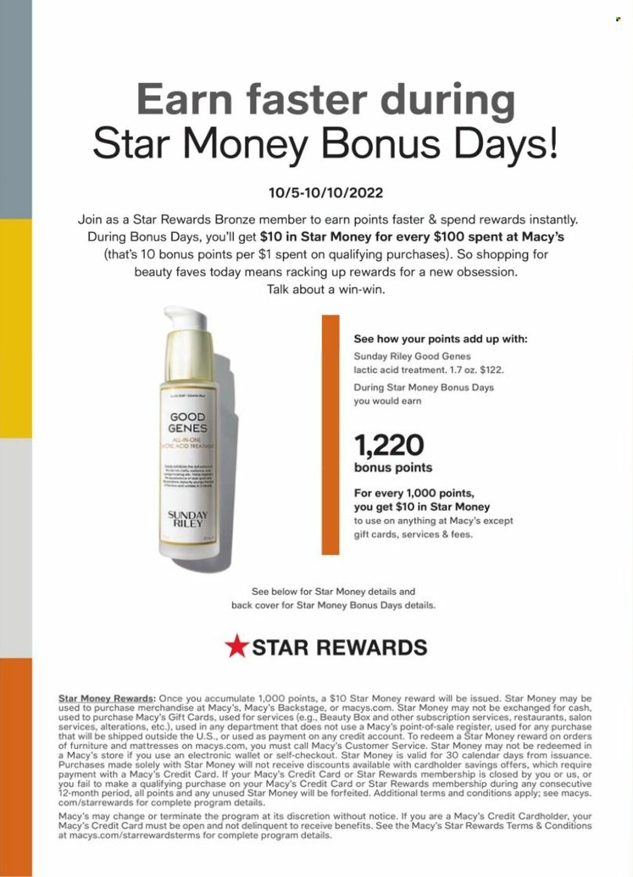 Macy's Weekly Ad Flyer Specials October 5 to October 11, 2022
