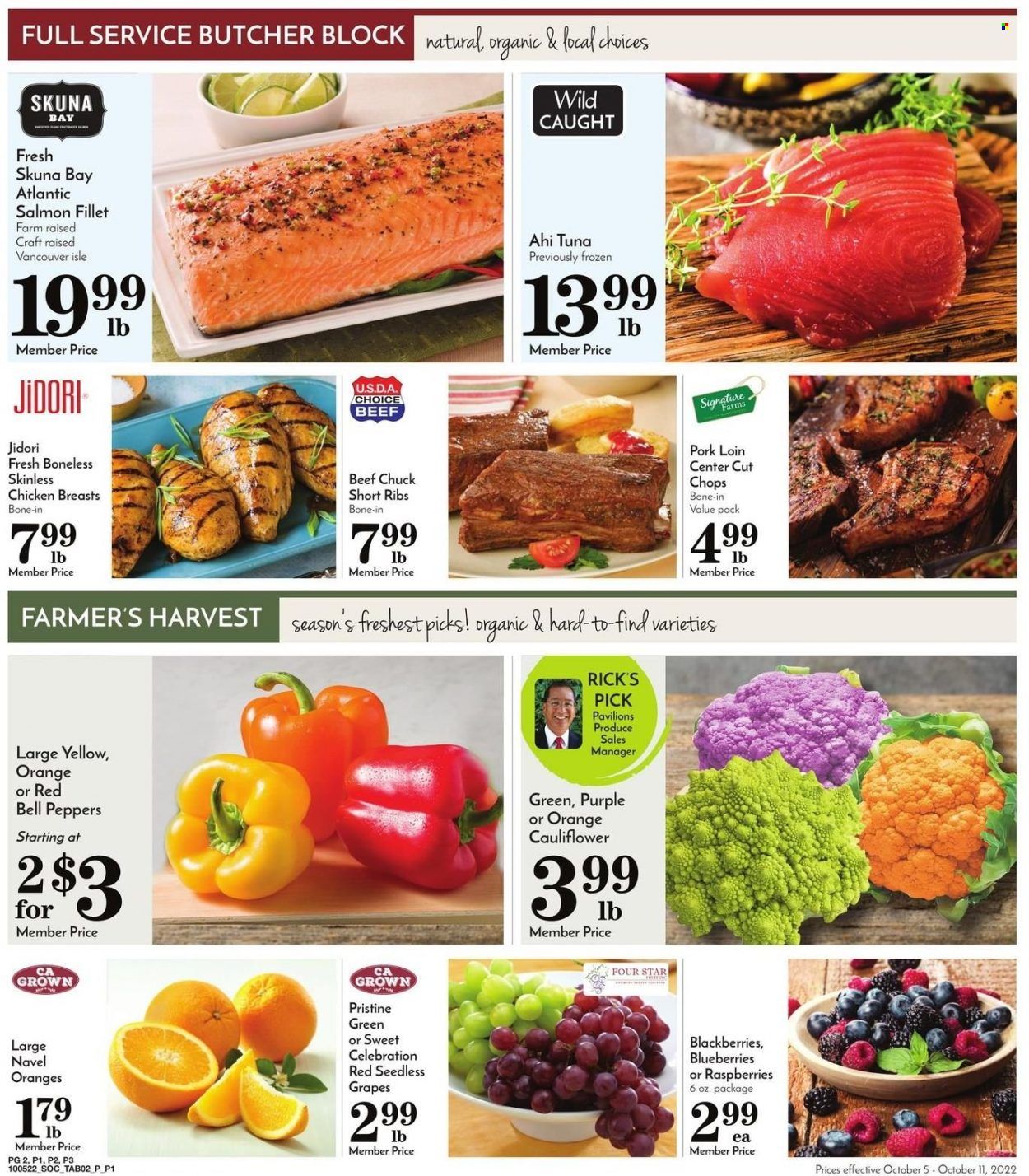 Pavilions (CA) Weekly Ad Flyer Specials October 5 to October 11, 2022