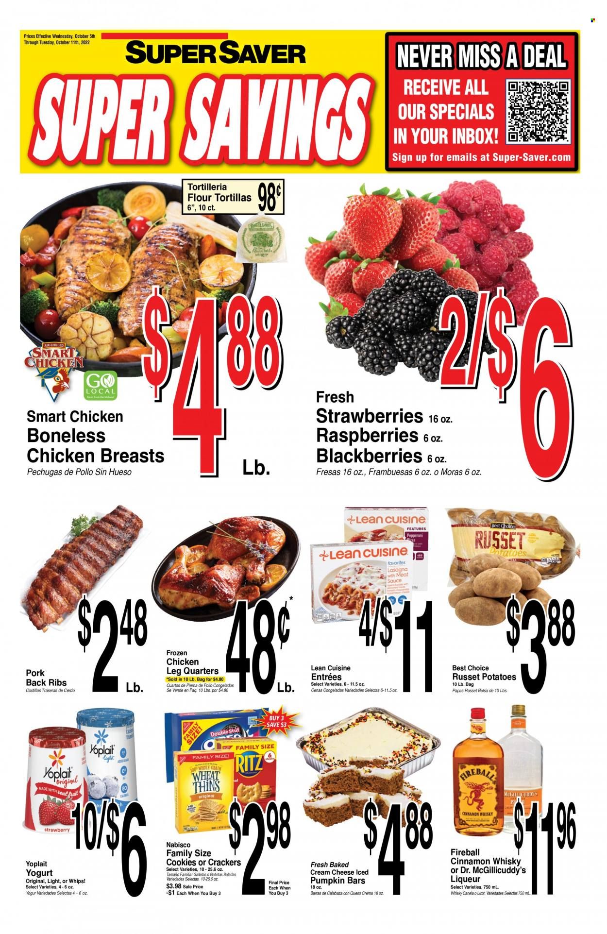 Super Saver Weekly Ad Flyer Specials October 5 to October 11, 2022