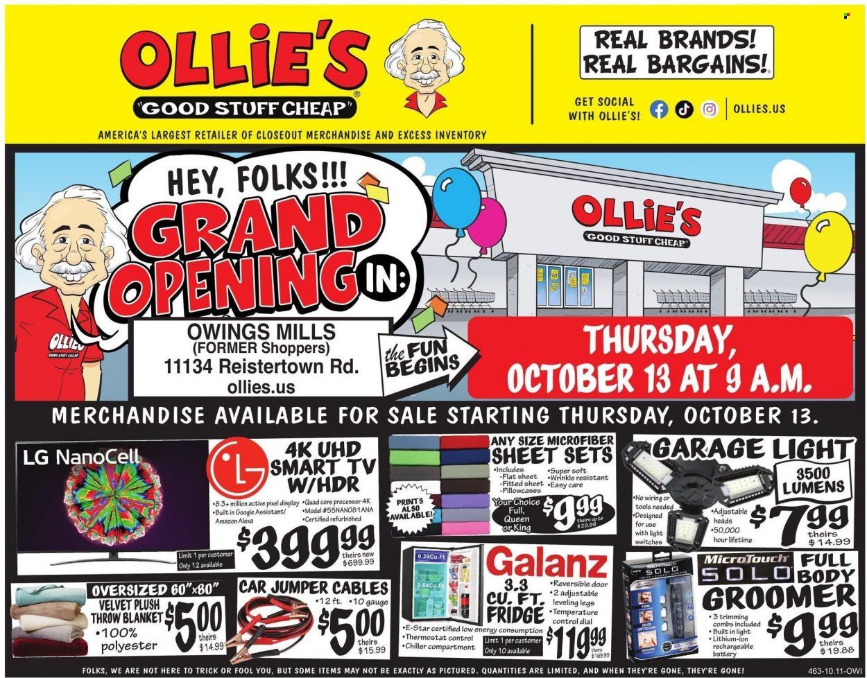 Ollie's Bargain Outlet Weekly Ad Flyer Specials October 12 to October 19, 2022