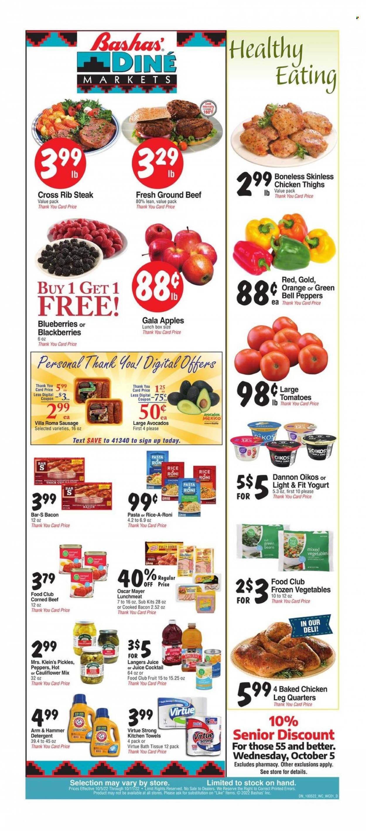 Bashas' Diné Markets (AZ, NM) Weekly Ad Flyer Specials October 5 to October 11, 2022