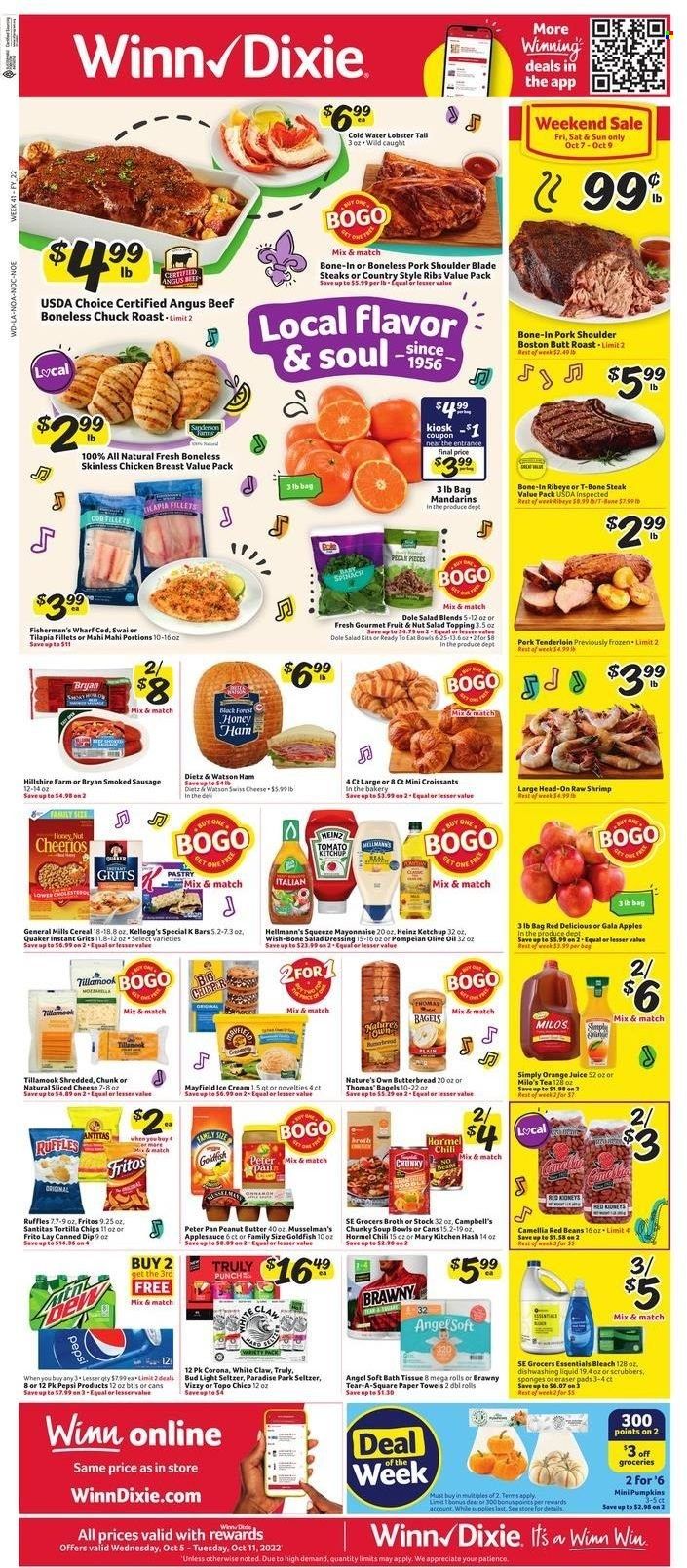 Winn Dixie (AL, FL, GA, LA) Weekly Ad Flyer Specials October 5 to October 11, 2022
