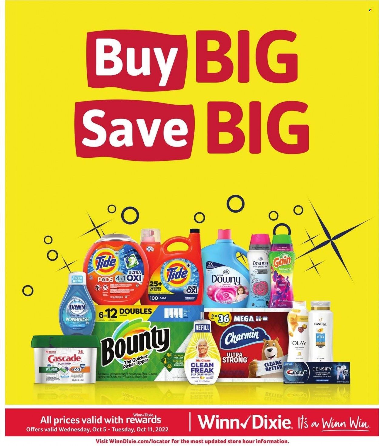 Winn Dixie (AL, FL, GA, LA) Weekly Ad Flyer Specials October 5 to October 11, 2022