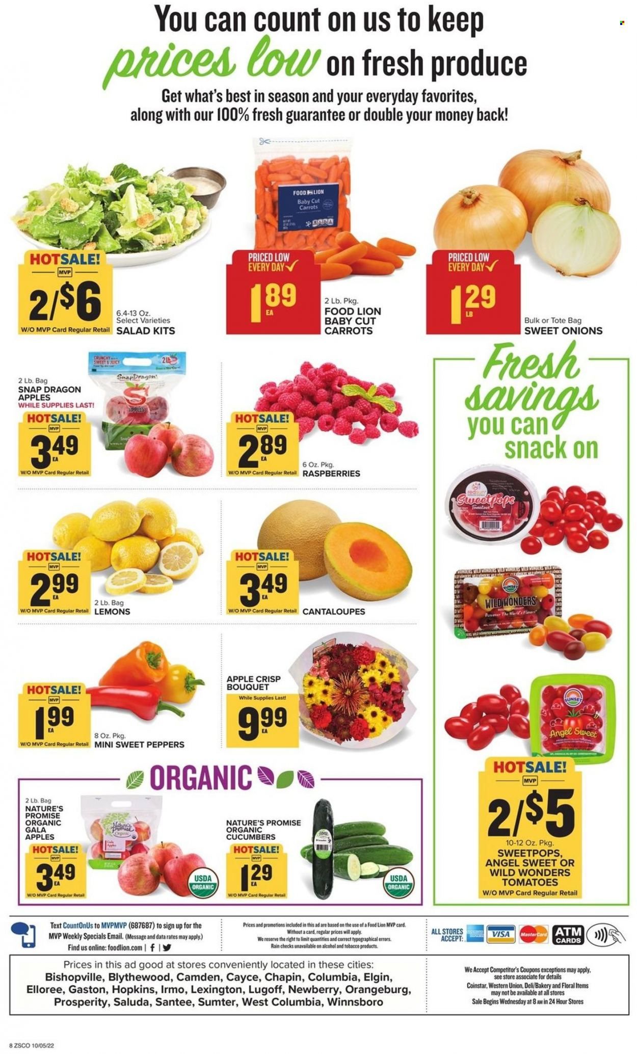 Food Lion (SC) Weekly Ad Flyer Specials October 5 to October 11, 2022