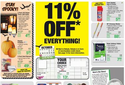 Menards Weekly Ad Flyer Specials October 6 to October 16, 2022