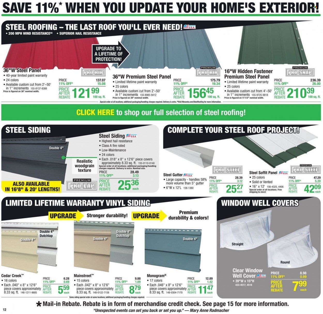 Menards Weekly Ad Flyer Specials October 6 to October 16, 2022