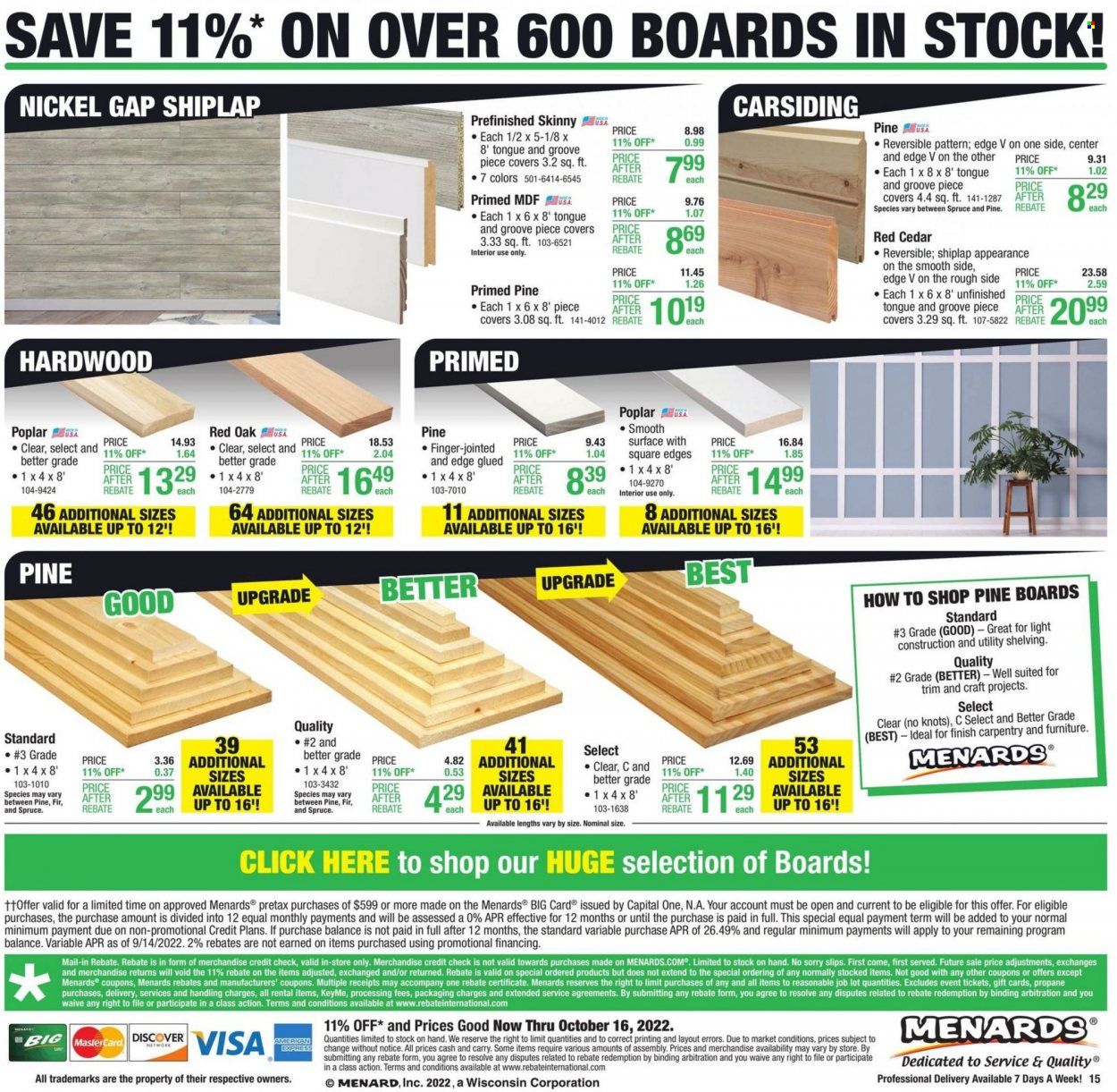 Menards Weekly Ad Flyer Specials October 6 to October 16, 2022