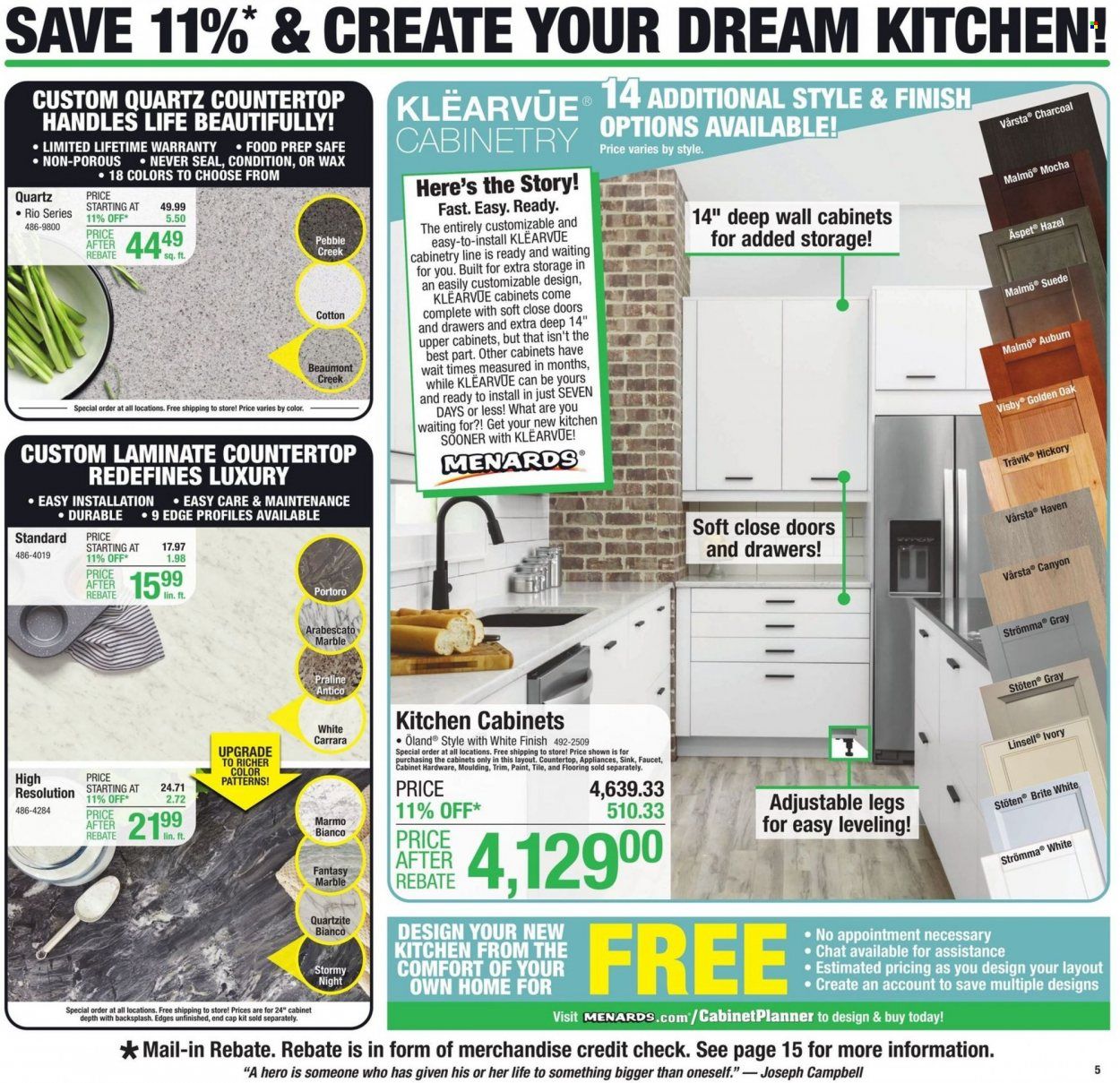 Menards Weekly Ad Flyer Specials October 6 to October 16, 2022