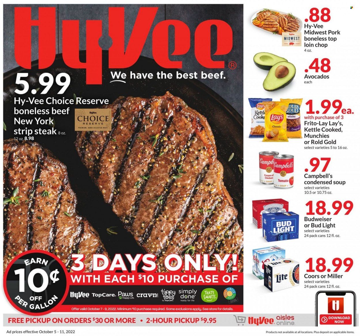Hy-Vee (IA) Weekly Ad Flyer Specials October 5 to October 11, 2022