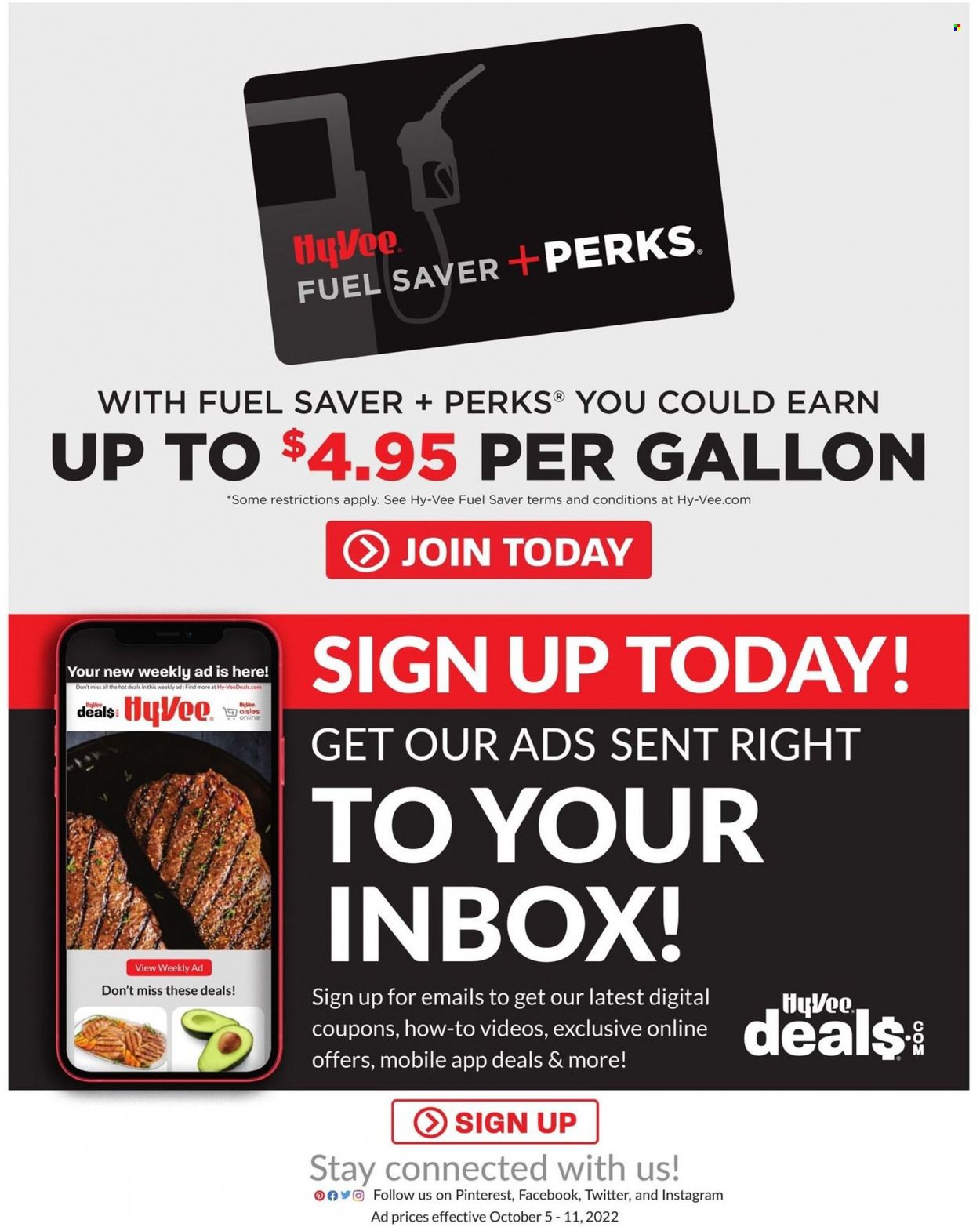 Hy-Vee (IA, IL, KS, MO) Weekly Ad Flyer Specials October 5 to October 11, 2022