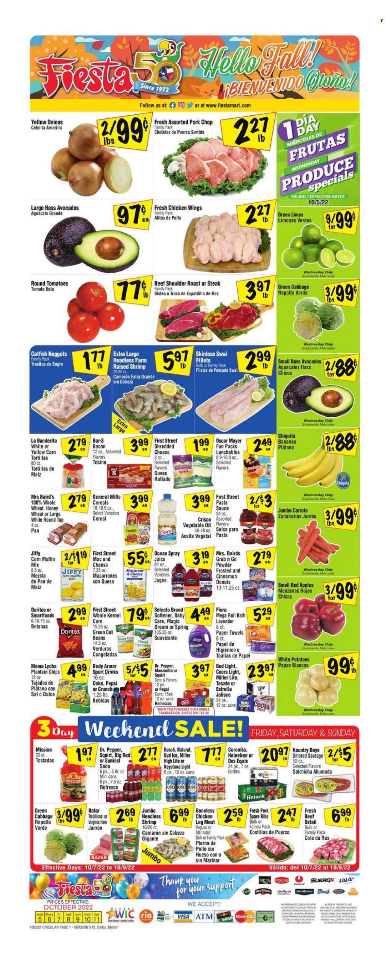 Fiesta Mart (TX) Weekly Ad Flyer Specials October 5 to October 11, 2022