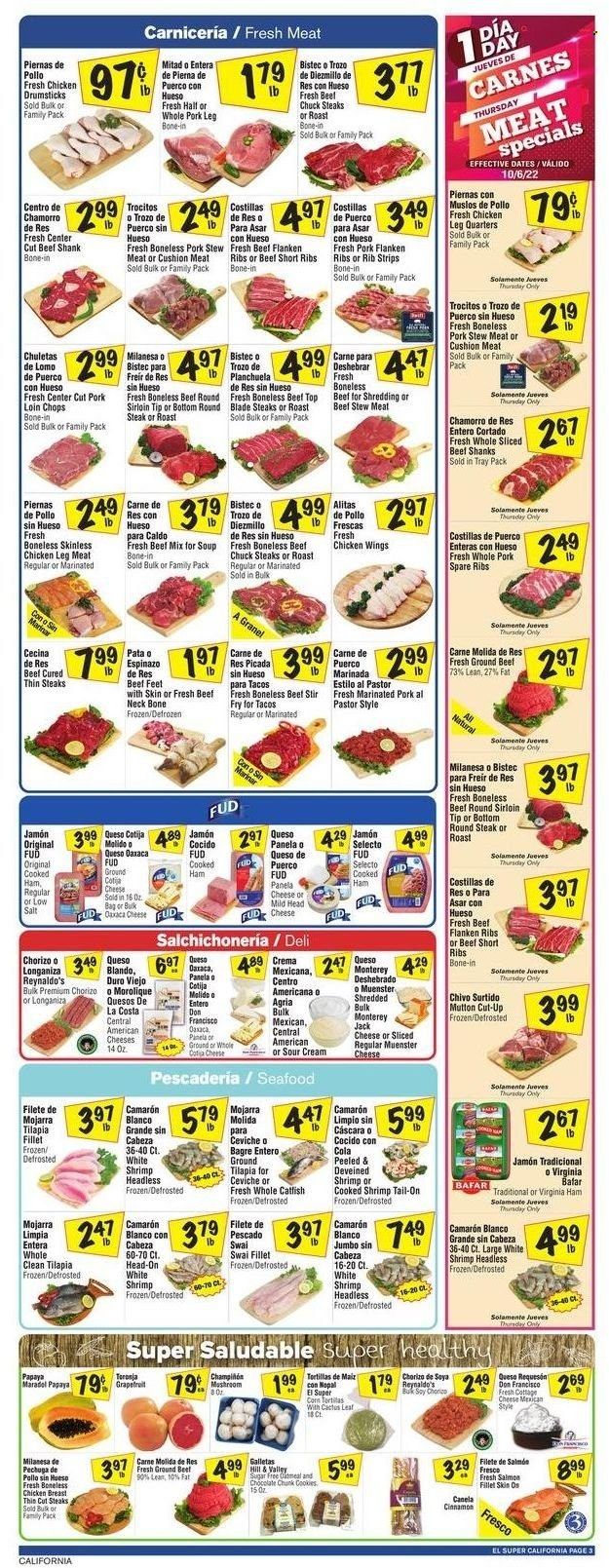El Super (CA, NM, NV, TX) Weekly Ad Flyer Specials October 5 to October 11, 2022